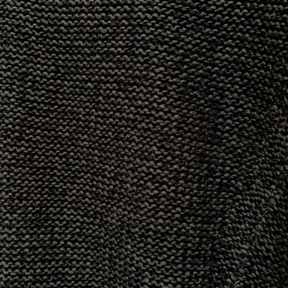 Lord & Taylor Design Lab Marled Knit Elbow Patch Sweater Academia Olive Green L - Picture 4 of 9